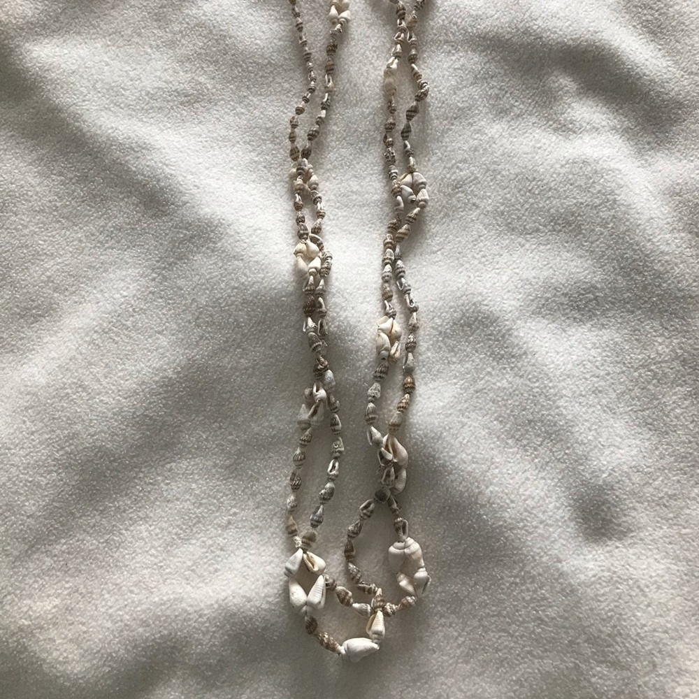 Two sea shell necklaces